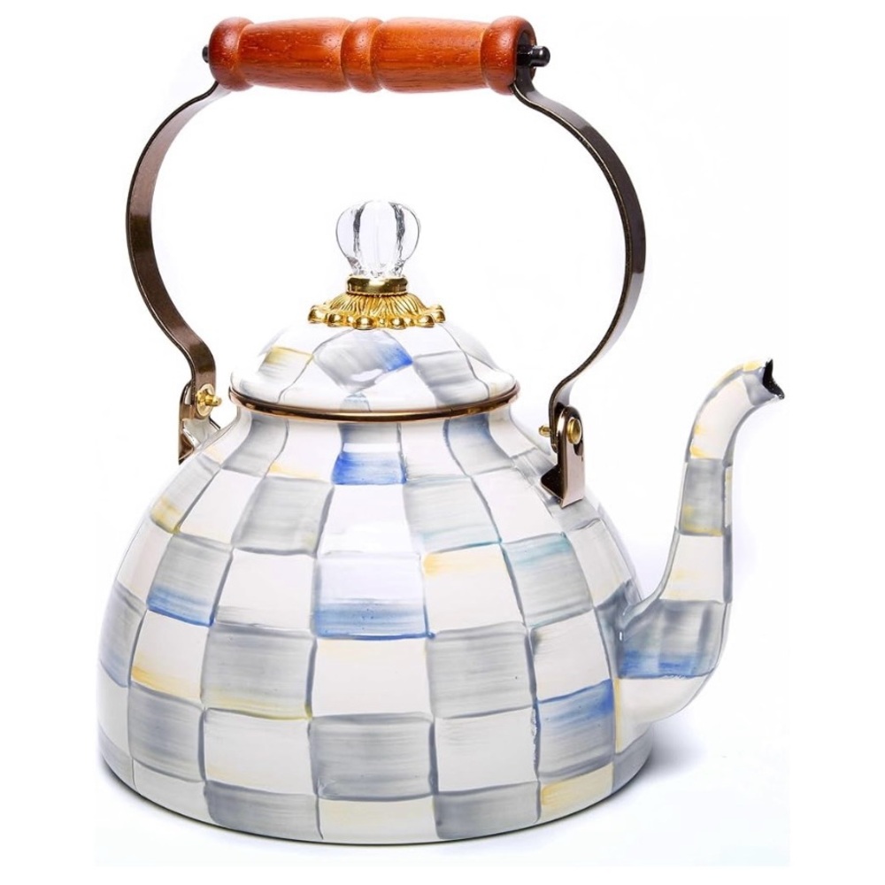 Mackenzie Child’s Sterling tea kettle